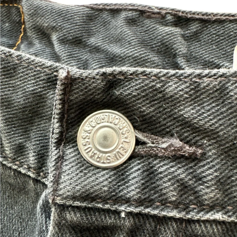 Vintage 505 Levi’s Men’s Black Faded Jeans Early‎ 2000’s Size 33x34 Grunge Skate